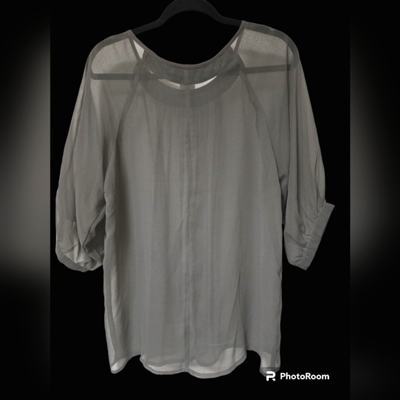 Sheer Blouse by Midtown - Picture 2 of 3